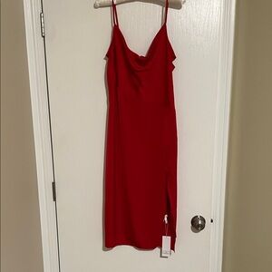 Elegant Red Women's Dress